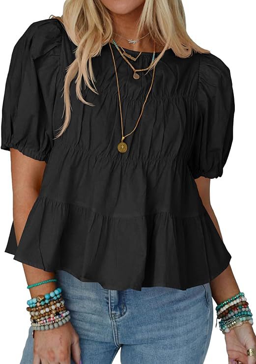 Summer Puff-sleeve Doll Top