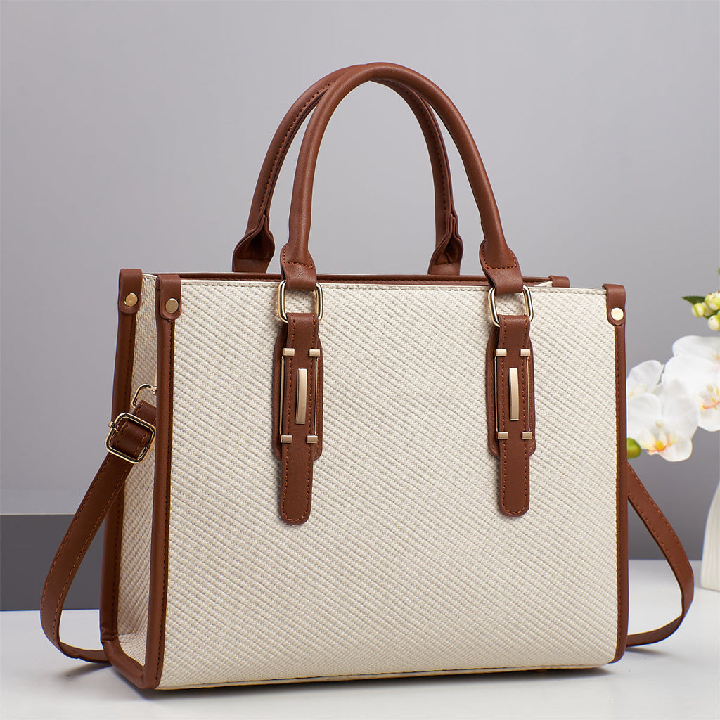 Exquisite Luxury Women's Tote Shoulder Bag, High Quality PU Leather