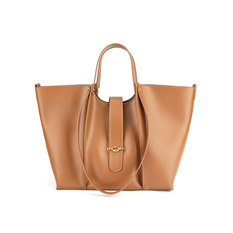 Genuine Leather Large Capacity High-grade Tote Bag For Women