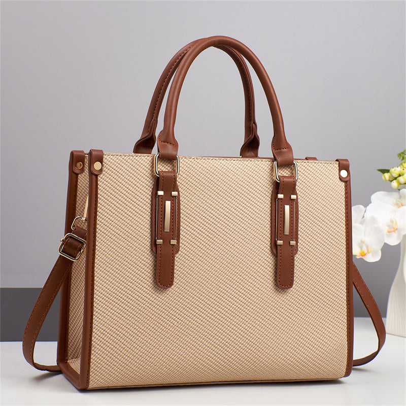 Exquisite Luxury Women's Tote Shoulder Bag, High Quality PU Leather