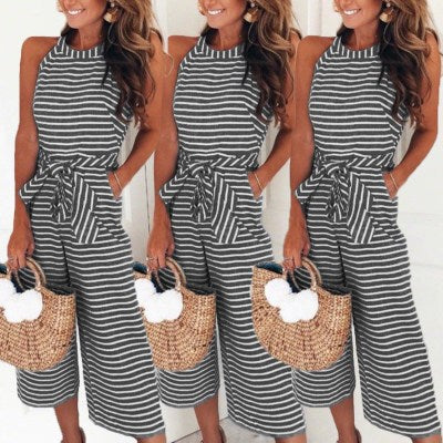 Sleeveless Comfy Long Jumpsuit