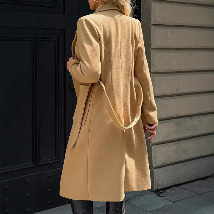 Women's Classic Belted Coat
