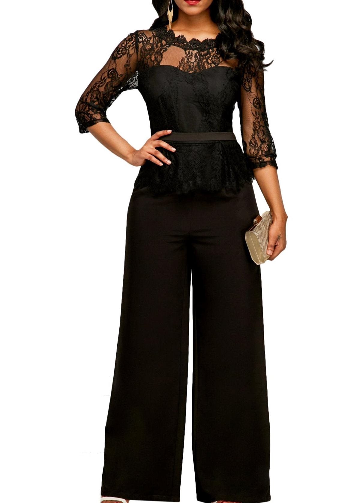 Elegant Lace Jumpsuit