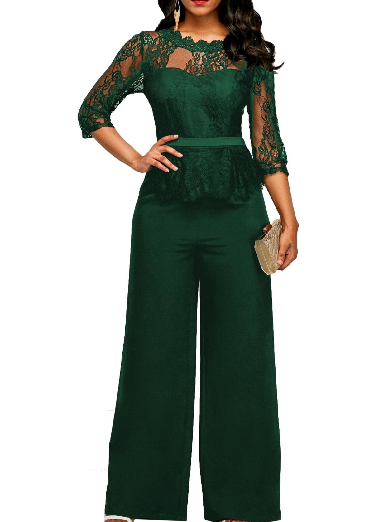 Elegant Lace Jumpsuit