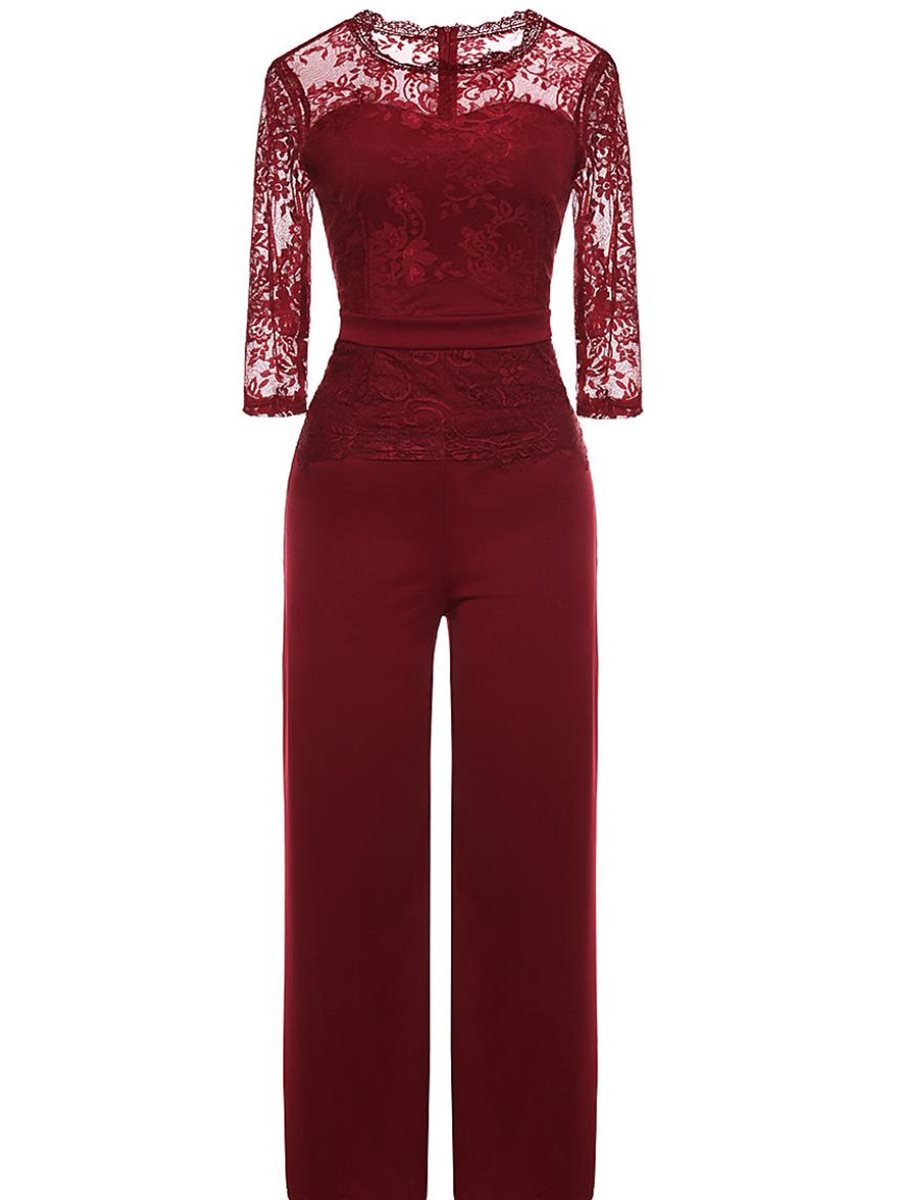 Elegant Lace Jumpsuit