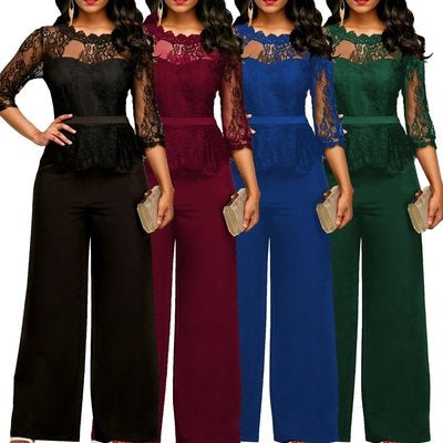 Elegant Lace Jumpsuit