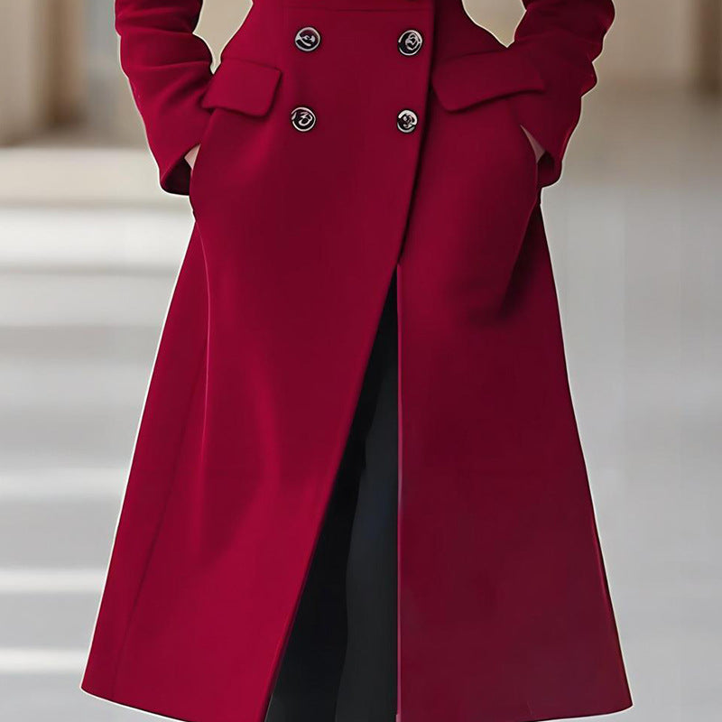 Classic Double Breasted Women's Coat