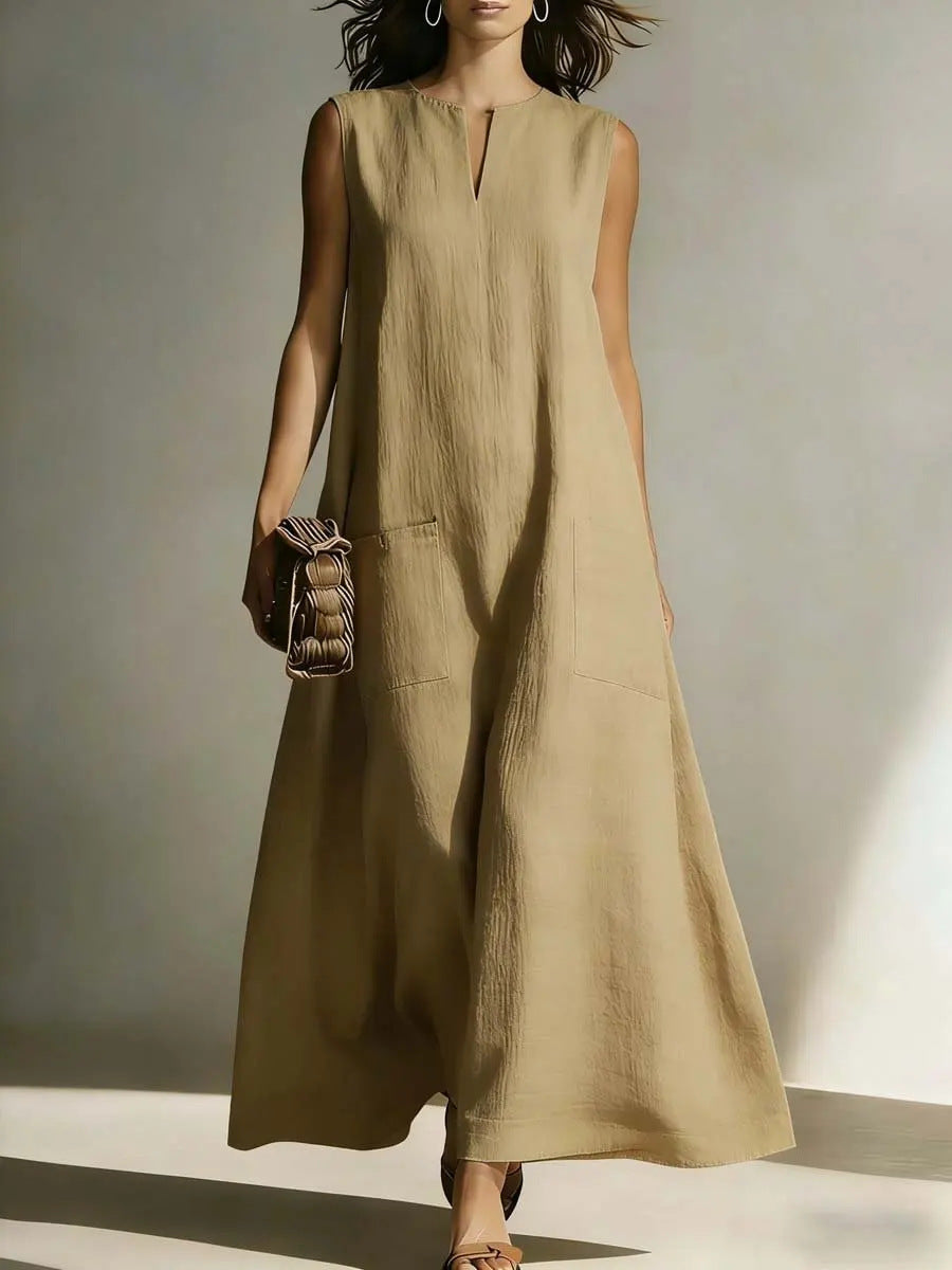 Women's Casual Minimalist Sleeveless Dress