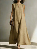 Women's Casual Minimalist Sleeveless Dress