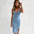 Summer Casual Slim Fit Denim Dress