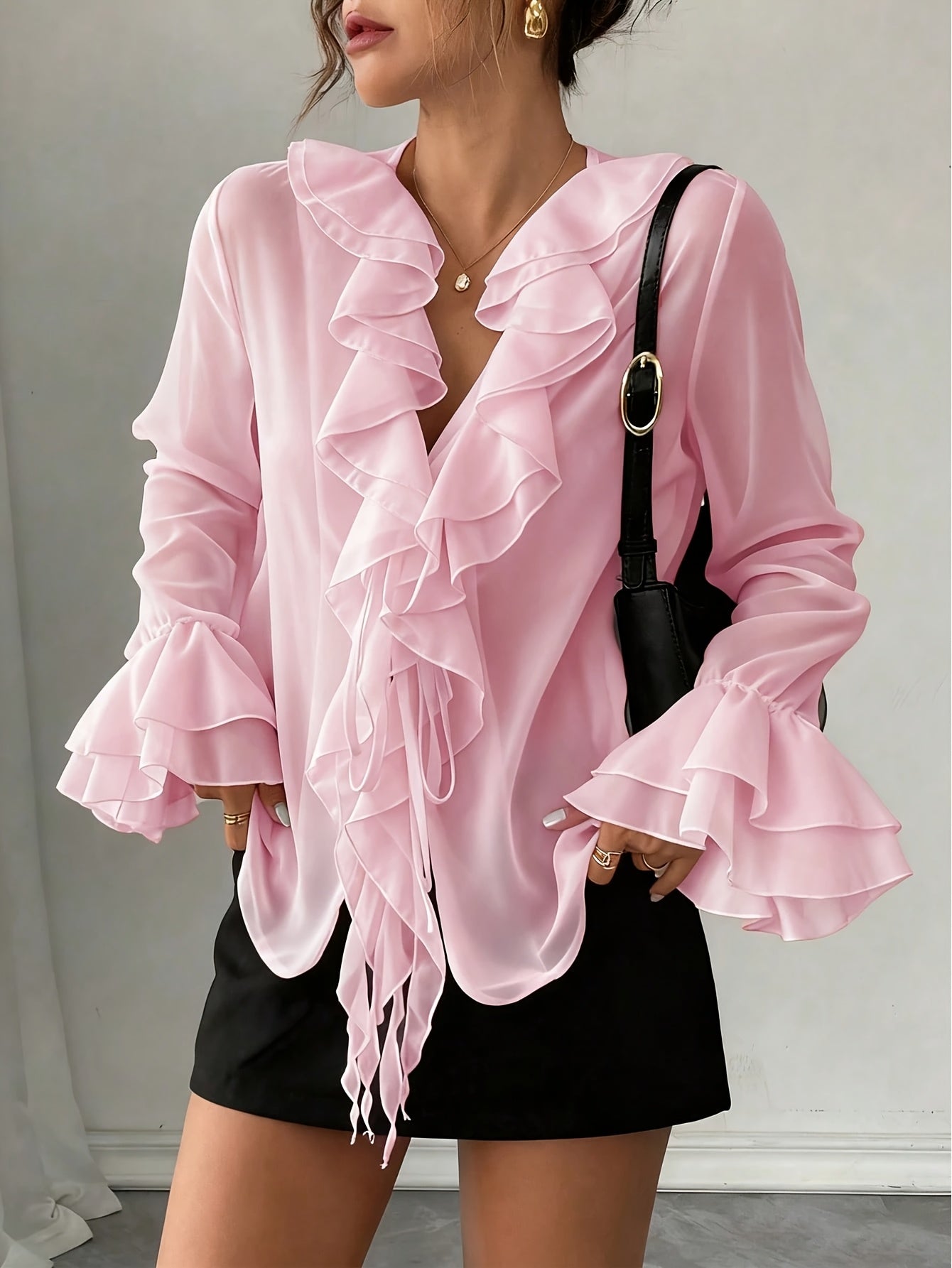 Chic Romantic Style Blouse