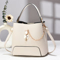 Classy Bucket Bag - Women Pu Leather Shoulder Bag