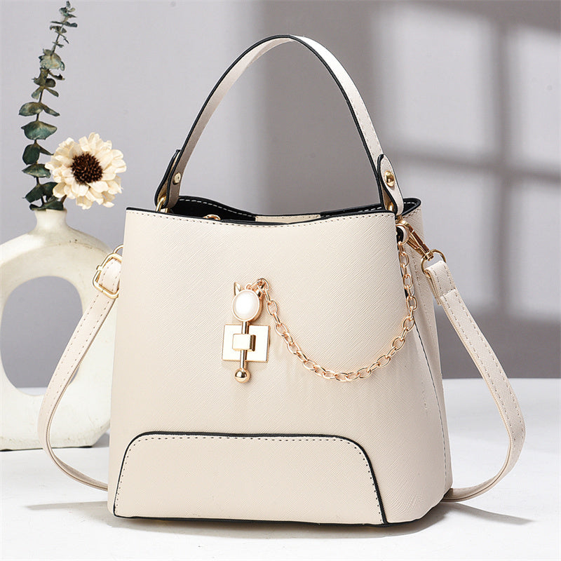 Classy Bucket Bag - Women Pu Leather Shoulder Bag