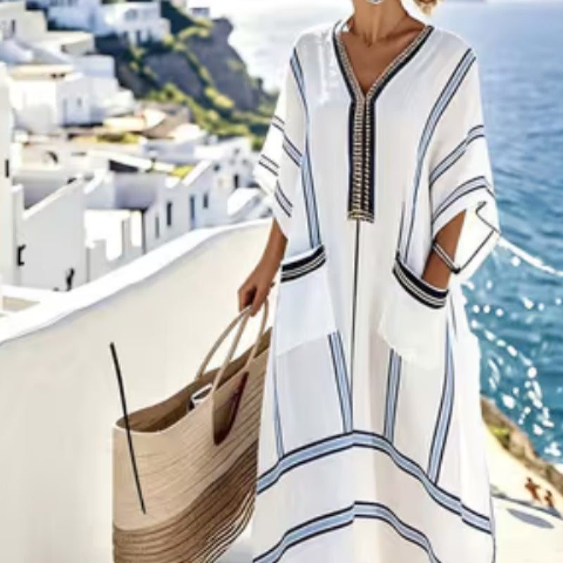 Women's Casual Summer Striped Dress