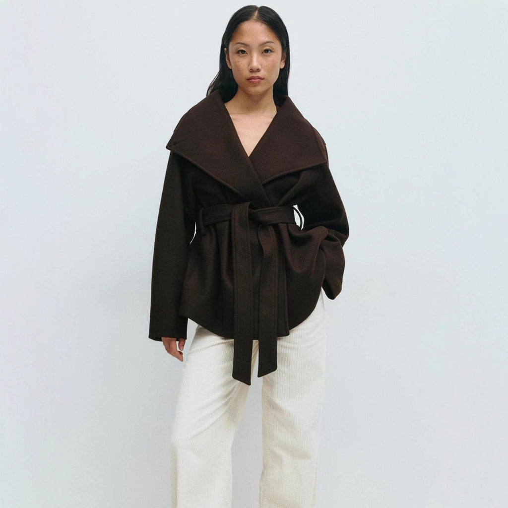 Lady`s Short Woollen Coat