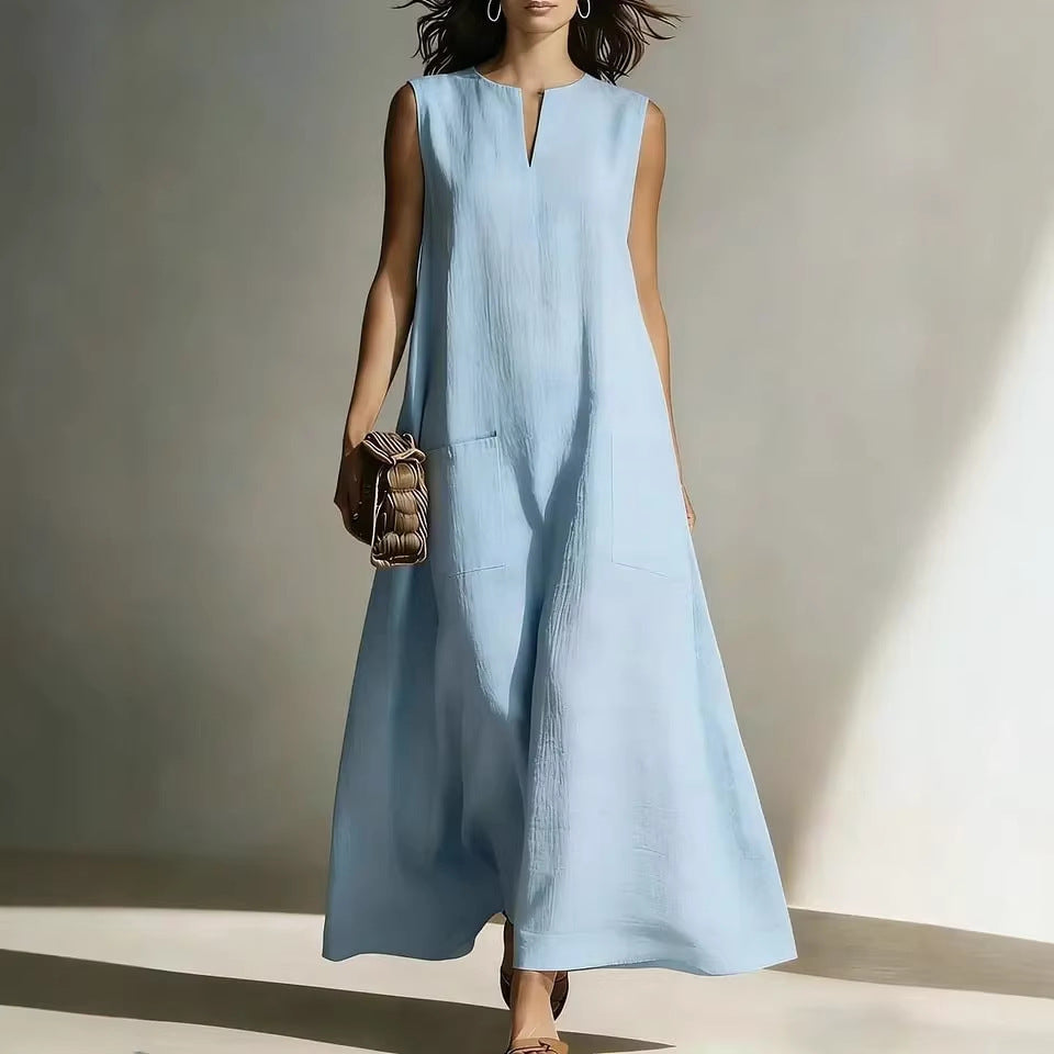 Women's Casual Minimalist Sleeveless Dress
