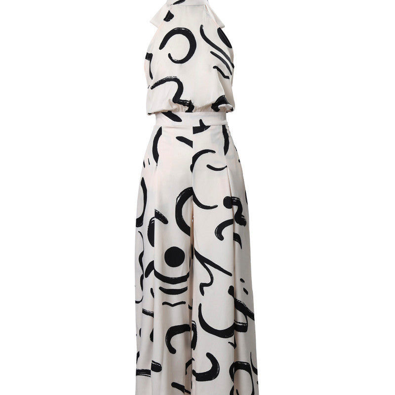 Women's Elegant Belted Jumpsuit