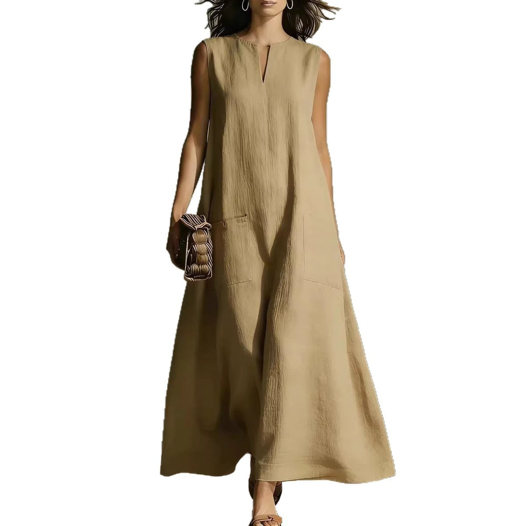 Women's Casual Minimalist Sleeveless Dress