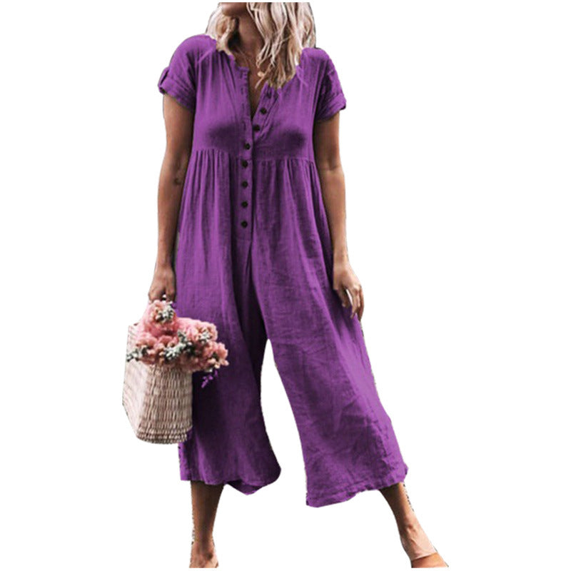 Women's Casual Colourful Jumpsuit
