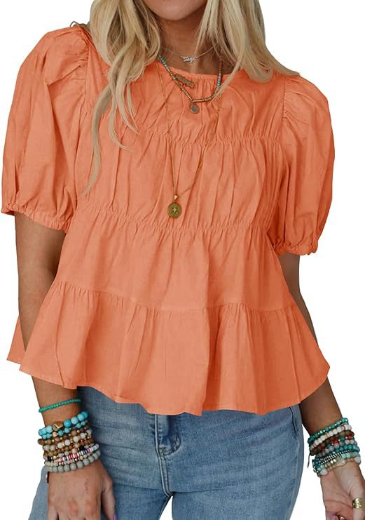 Summer Puff-sleeve Doll Top