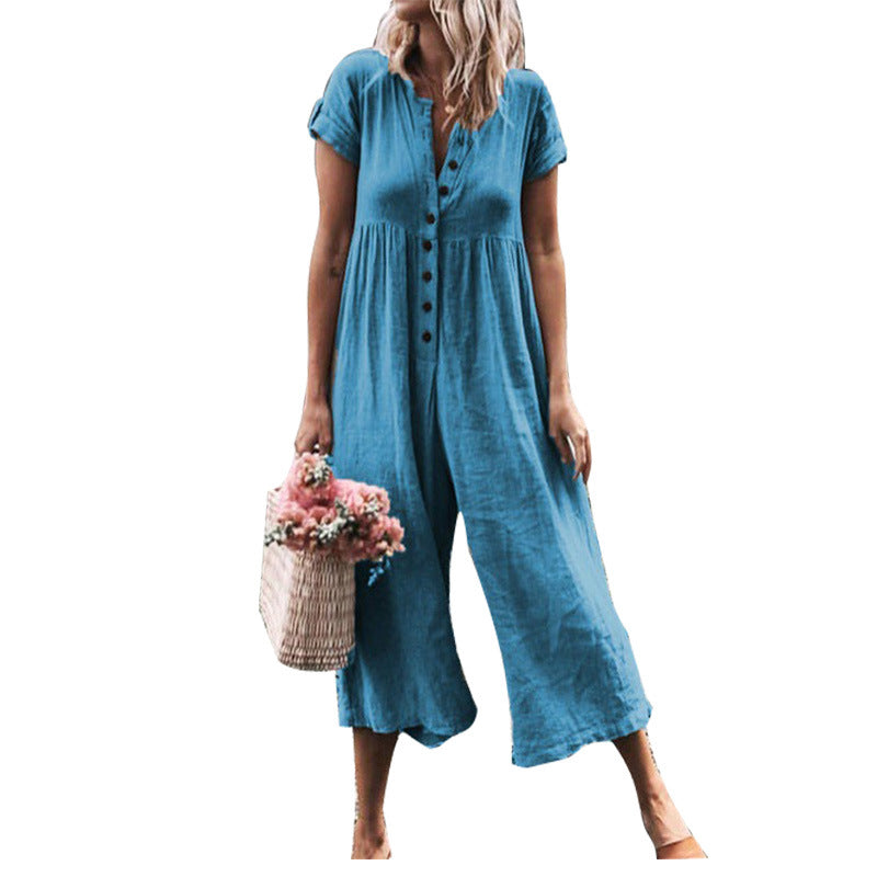 Women's Casual Colourful Jumpsuit