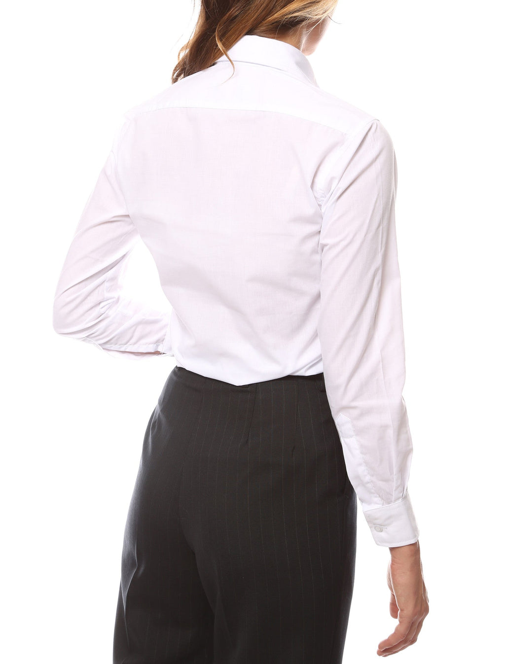 Womens Classic White Dress Shirt