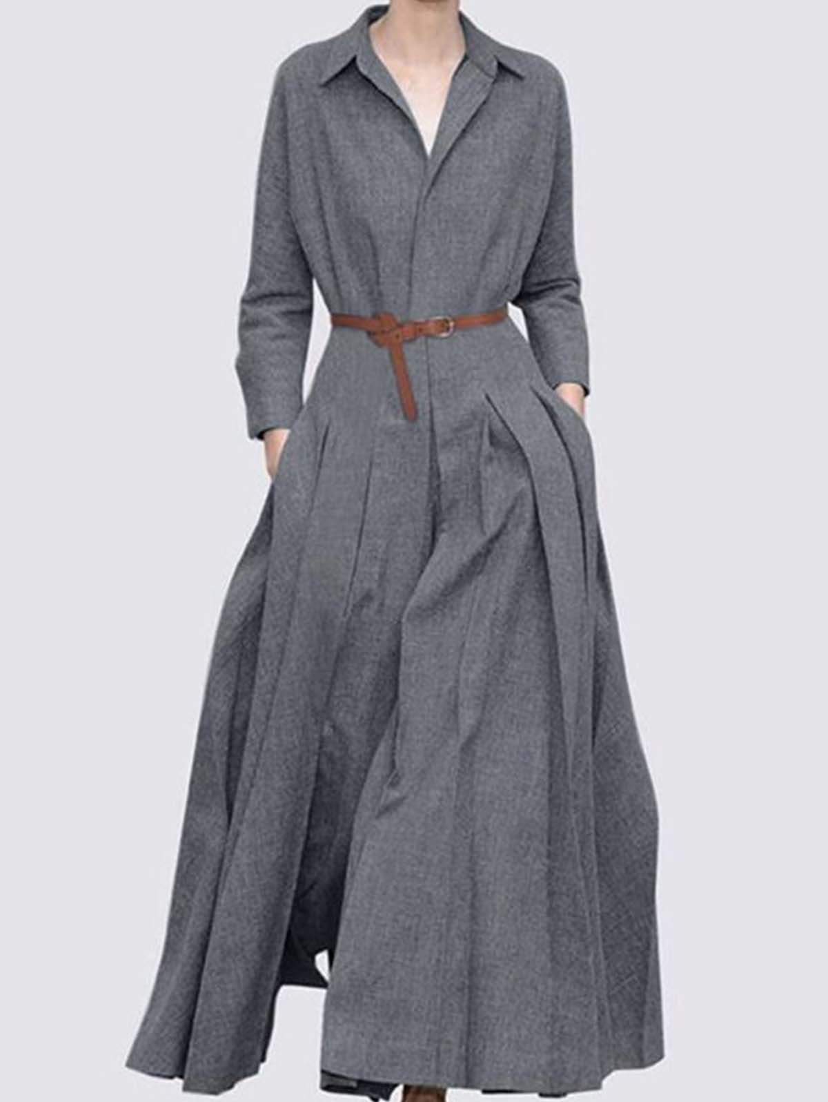 Women's Fashion Casual Cotton Dress