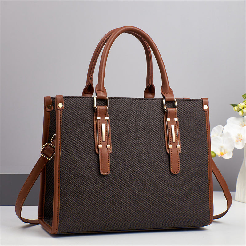 Exquisite Luxury Women's Tote Shoulder Bag, High Quality PU Leather
