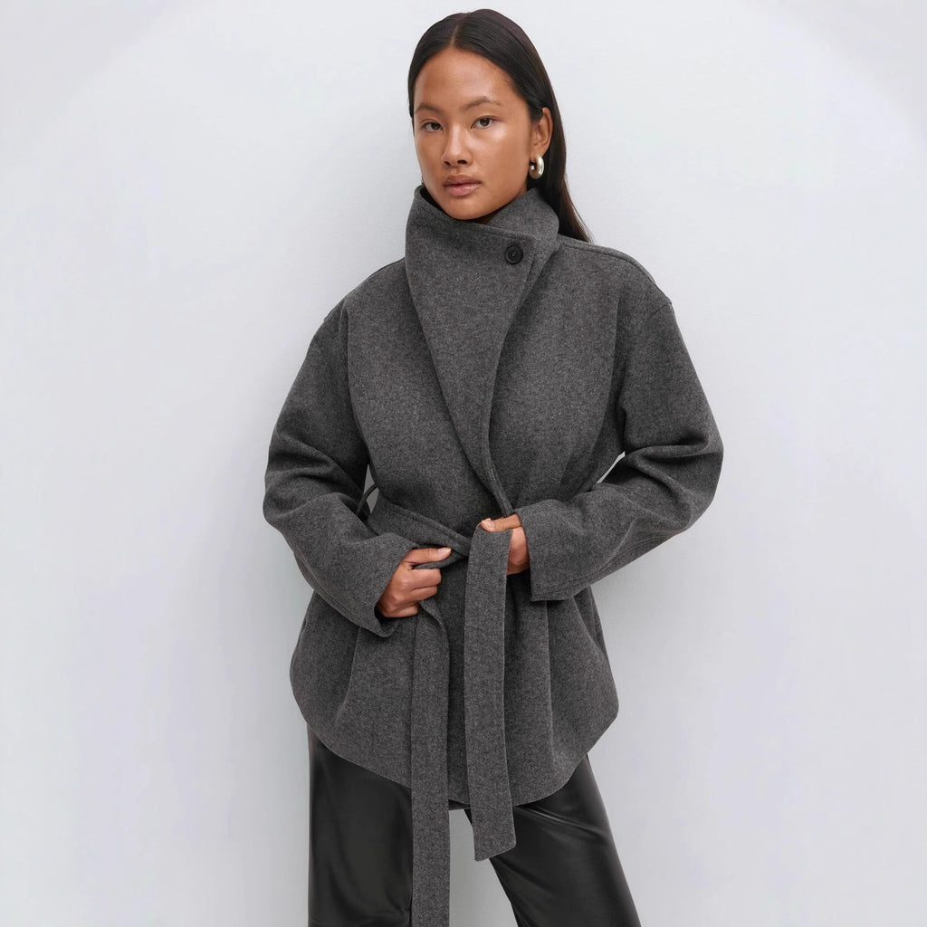 Lady`s Short Woollen Coat