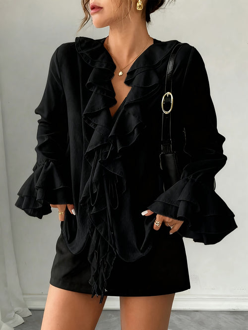 Chic Romantic Style Blouse