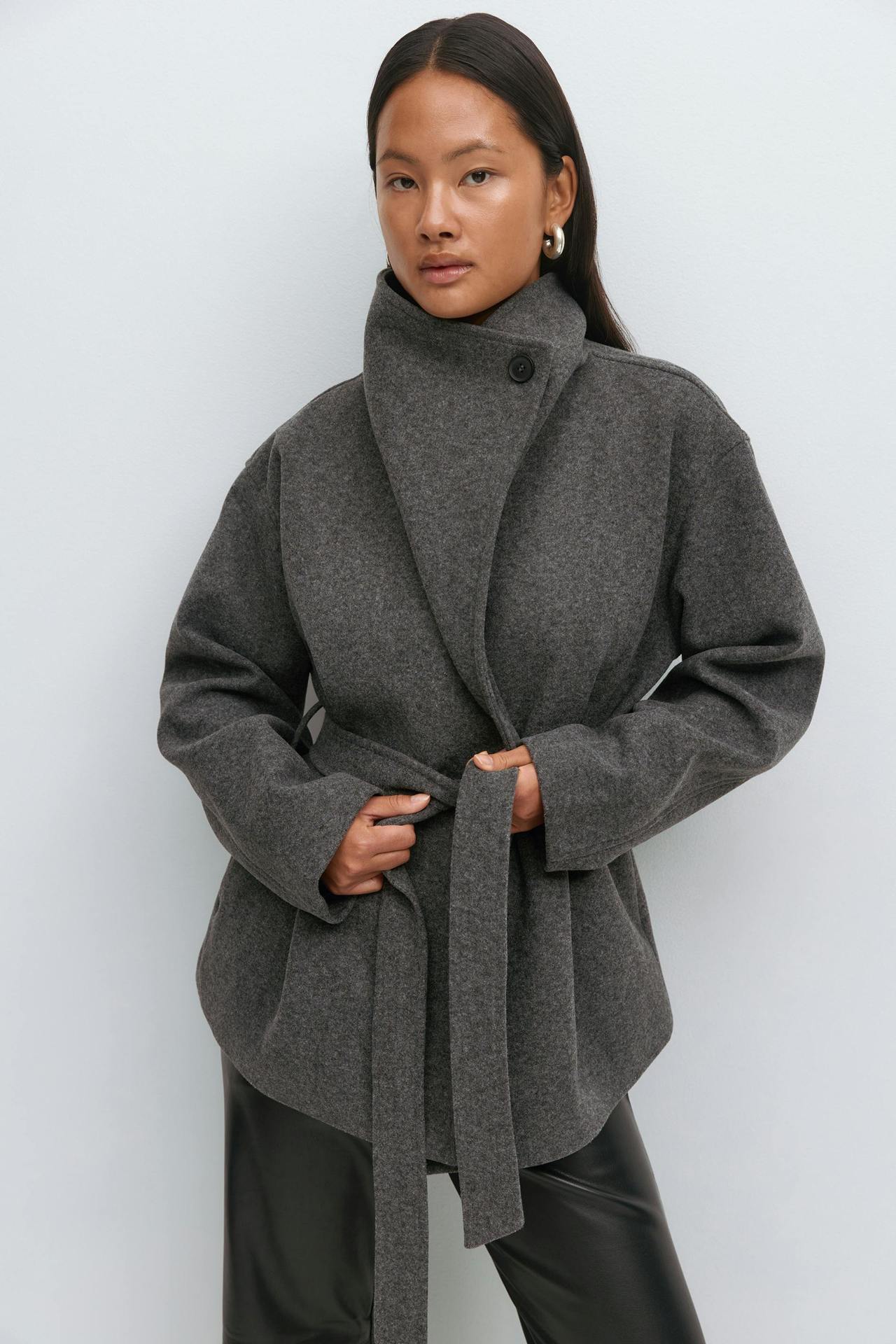 Lady`s Short Woollen Coat