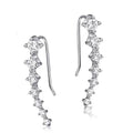 925 Sterling Silver Ear-sticking Ear Hook Studs